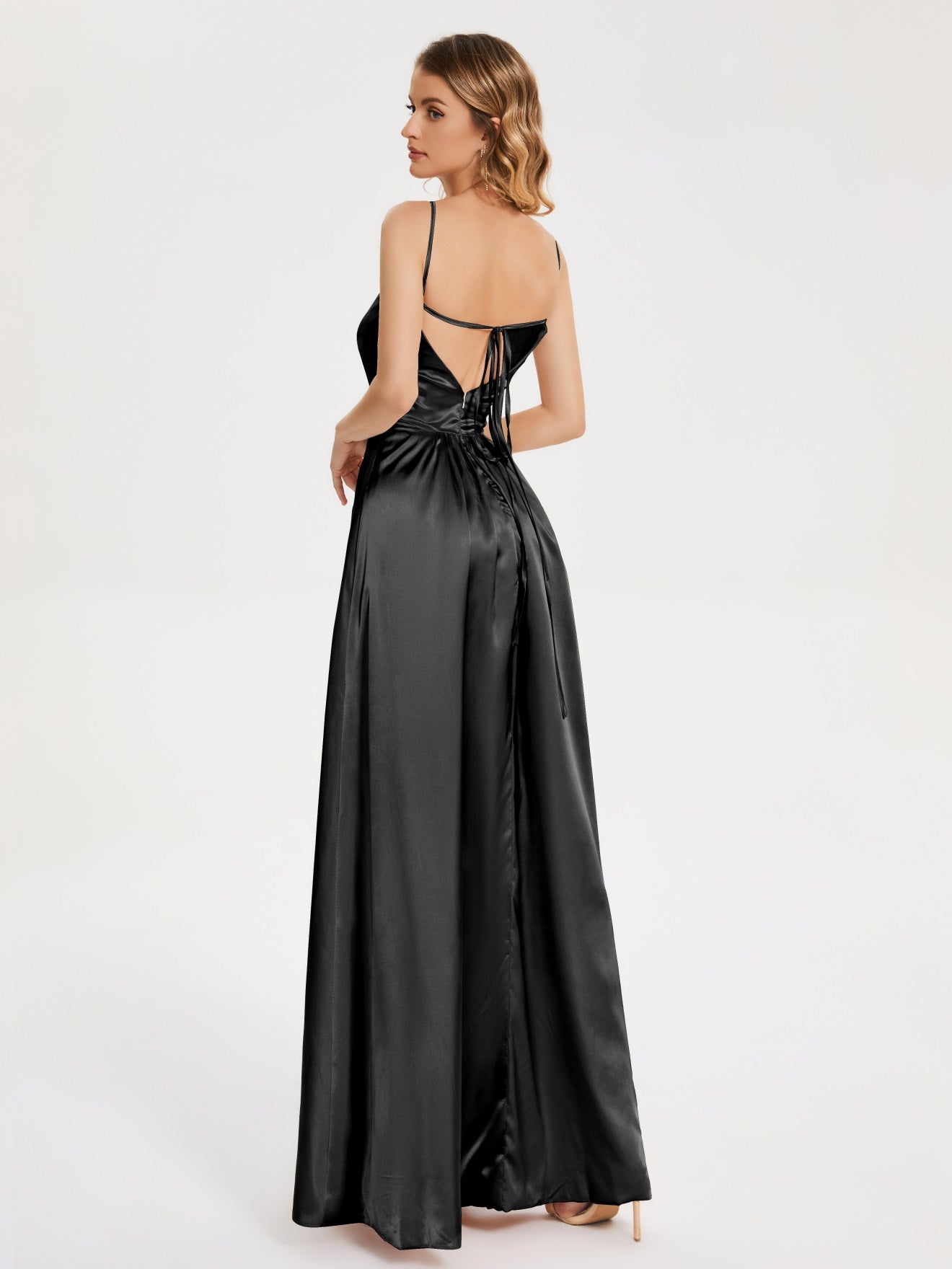 Miriam Einhänger Neckholder Satin Sweet Brautjungfernkleider