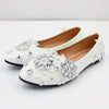 Wunderschöne Diamante Spitze Blume Hochzeit Schuhe