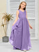 Fantastisches Chiffon Junior-Brautjungfernkleid