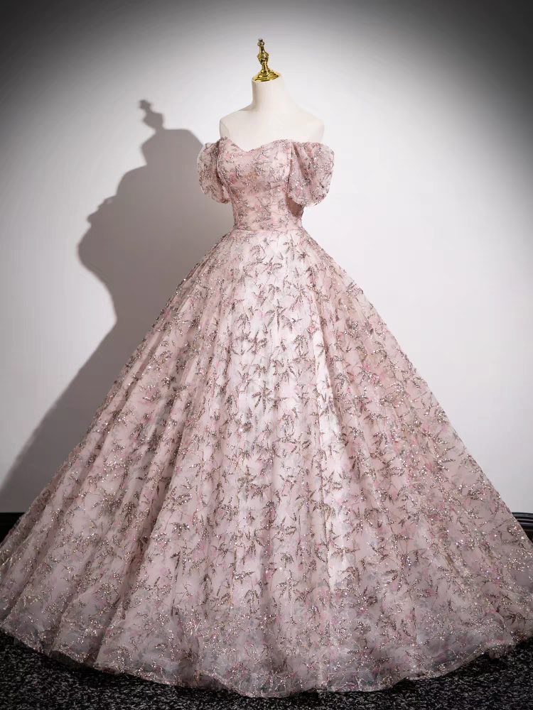 Üppige Entblößte Schulter Quinceanera Kleid