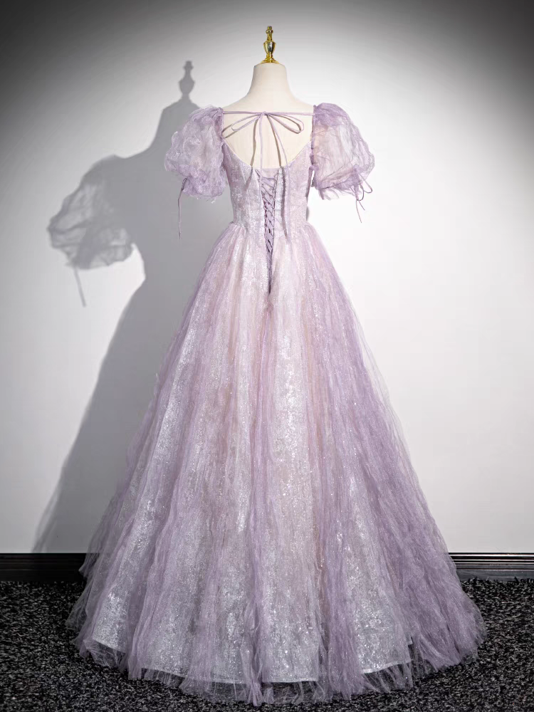 V-Ausschnitt Bodenlang Bodenlang Quinceanera Kleid