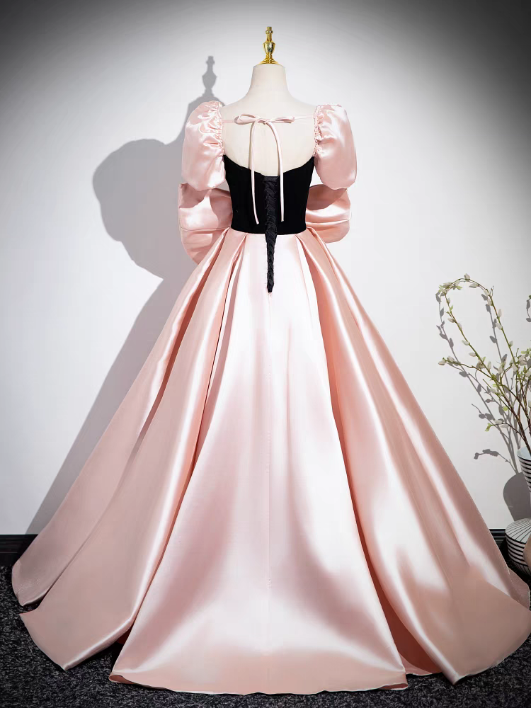 Entblößte Schulter Gerader Halsausschnitt Quinceanera Kleid mit Schmetterling Schleife