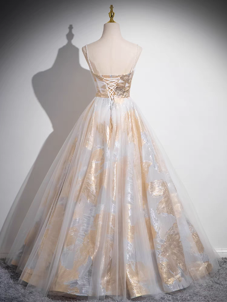 Spaghetti-Träger Halsausschnitt Herzausschnitt Bodenlang Quinceanera Kleid