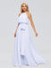 Jade A-Linie Hängehals Chiffon Brautjungfernkleider