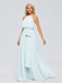 Jade A-Linie Hängehals Chiffon Brautjungfernkleider