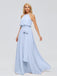 Jade A-Linie Hängehals Chiffon Brautjungfernkleider
