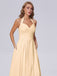 Amaya Atemberaubende Neckholder-Chiffon-Brautjungfernkleider