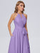 Amy Brilliant Neckholder-Chiffon-Brautjungfernkleider