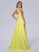 Nicole Sweep Zug Chiffon Brautjungfernkleider